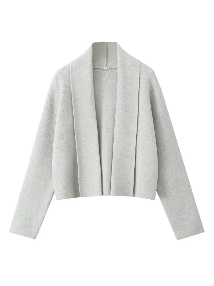FAYE | Autumn Cardigan with Shawl Collar-3