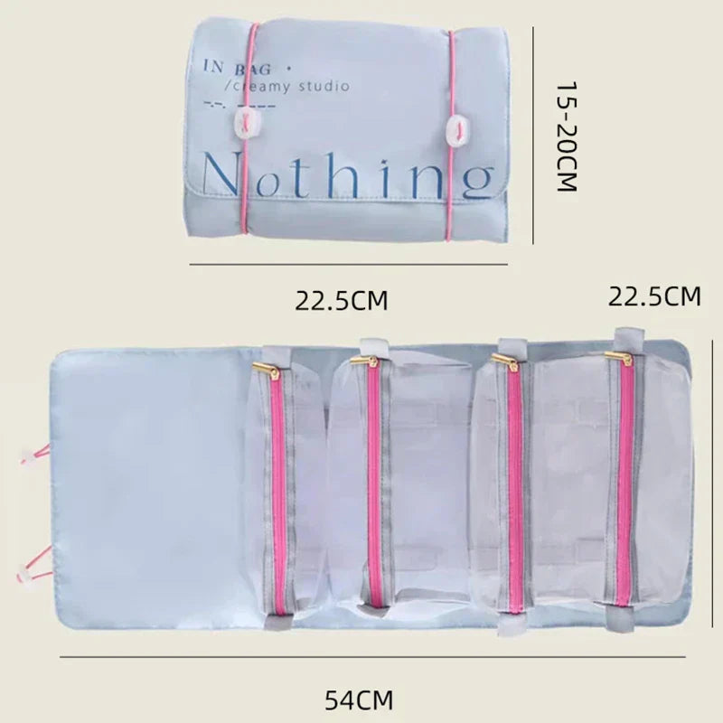 Aly | Practical and space-saving Roll-Up Cosmetic Bag 3