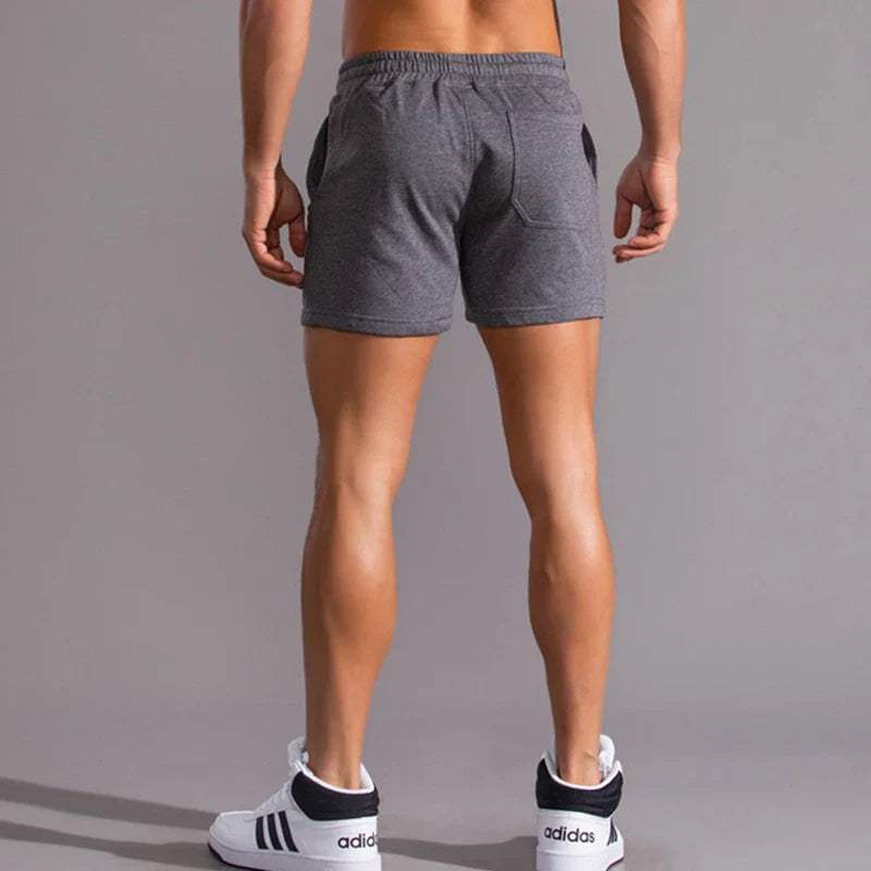 Men’s Casual Shorts - Elastic Waistband - Breathable Cotton - Adjustable Fit - Side Pockets-3