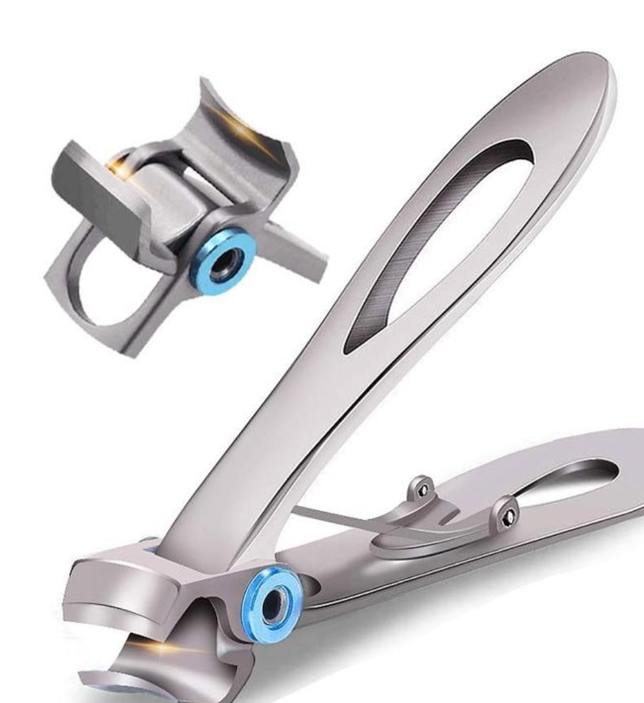 Ergonomic Nail Clippers for Thick Nails – Precision Trimmer with Durable Stainless Steel Construction-1