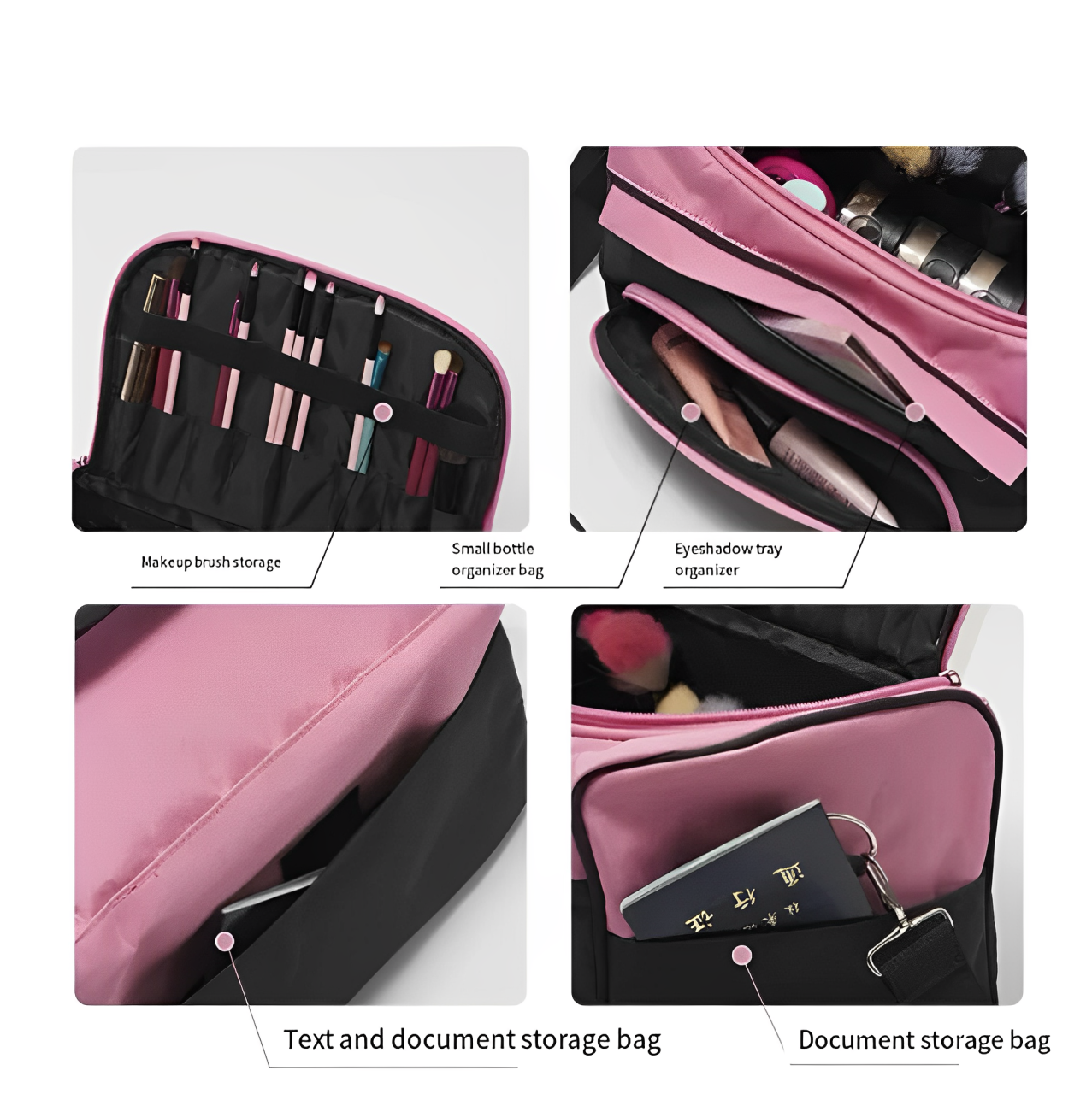 Winona | Professional Cosmetic Bag with Large Capacity for Travel 6