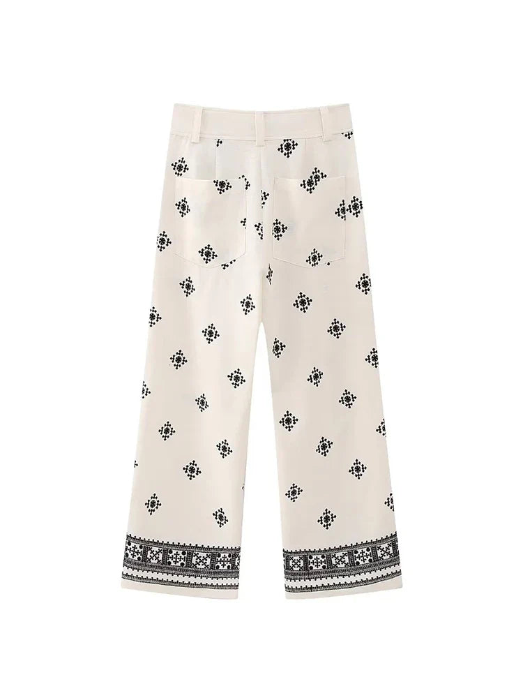 VINA | Vintage Boho Pants for Women-5