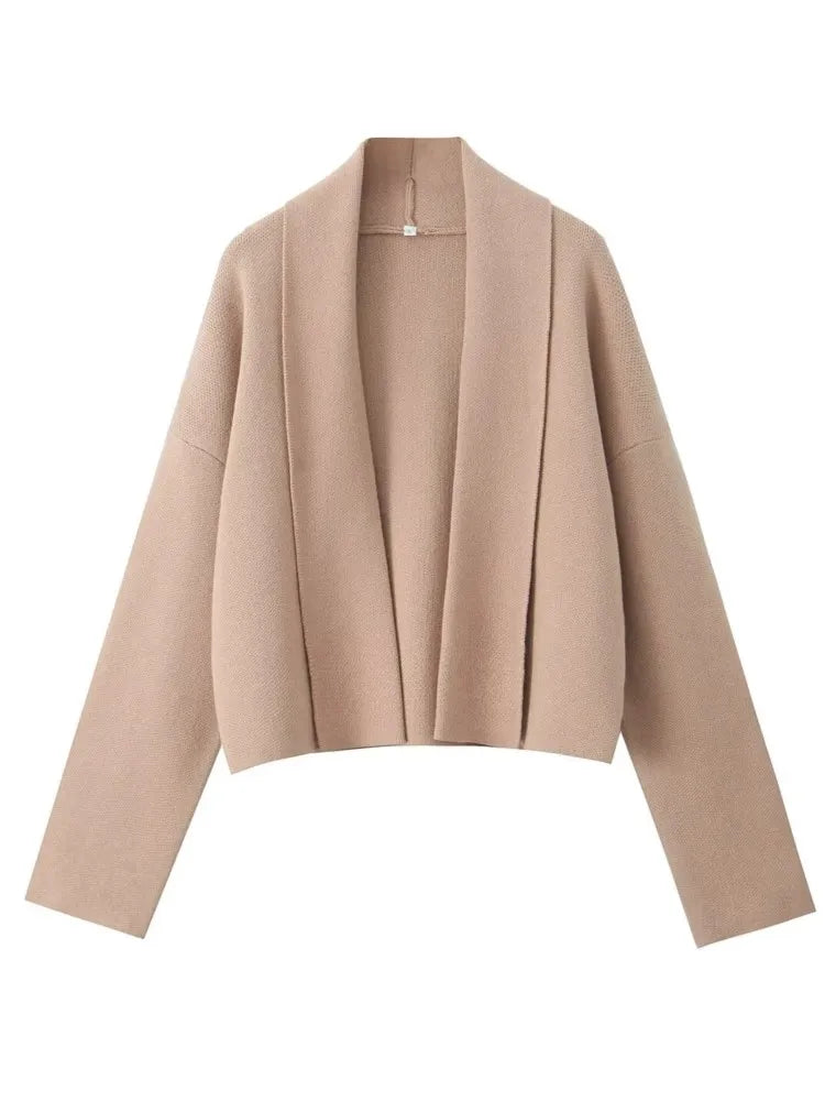 FAYE | Autumn Cardigan with Shawl Collar-5