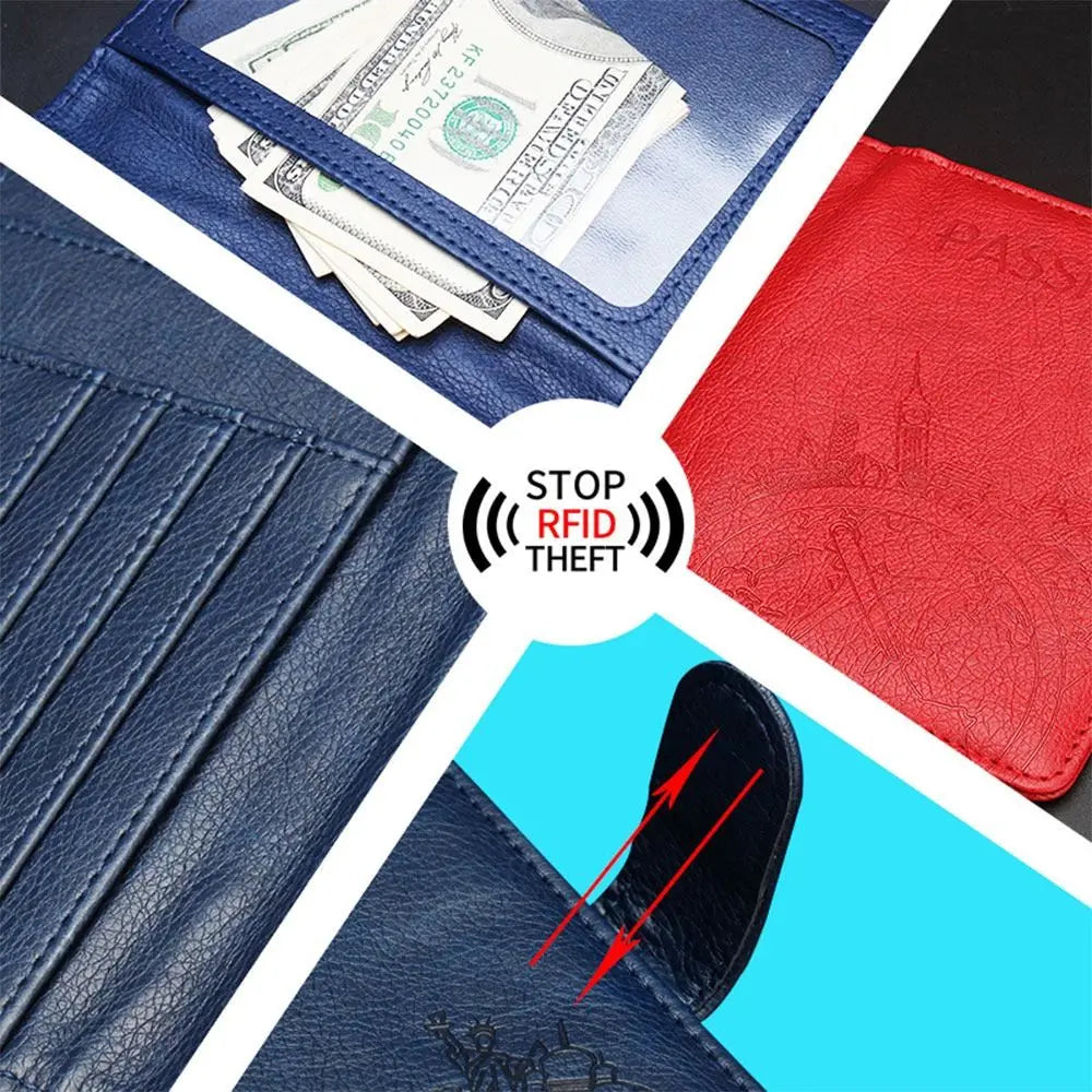 Teresa | RFID Leather Passport Holder Travel Wallet 3