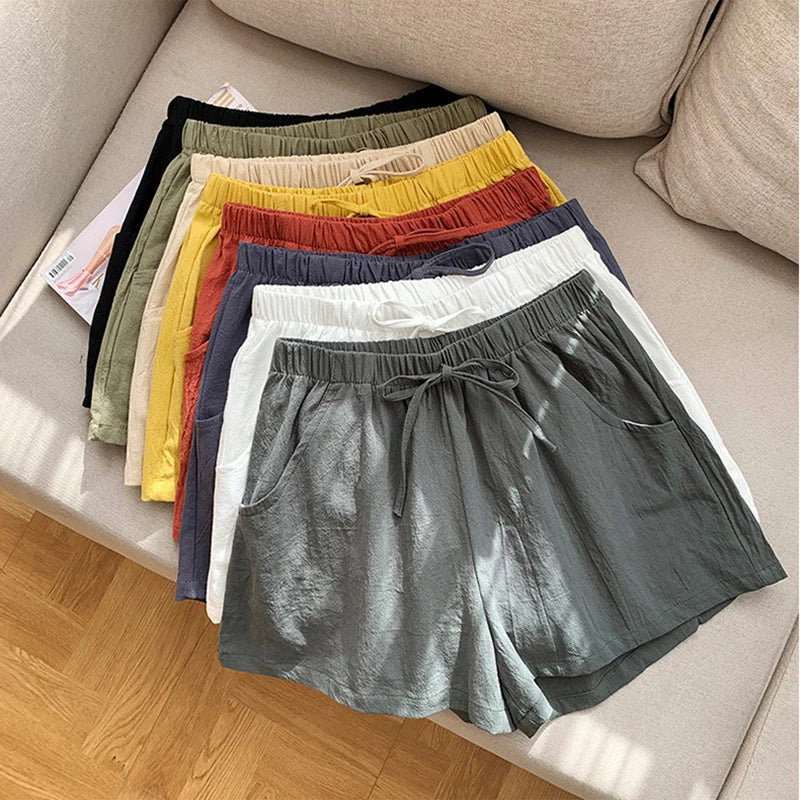 JENNA | Casual Linen Short-4