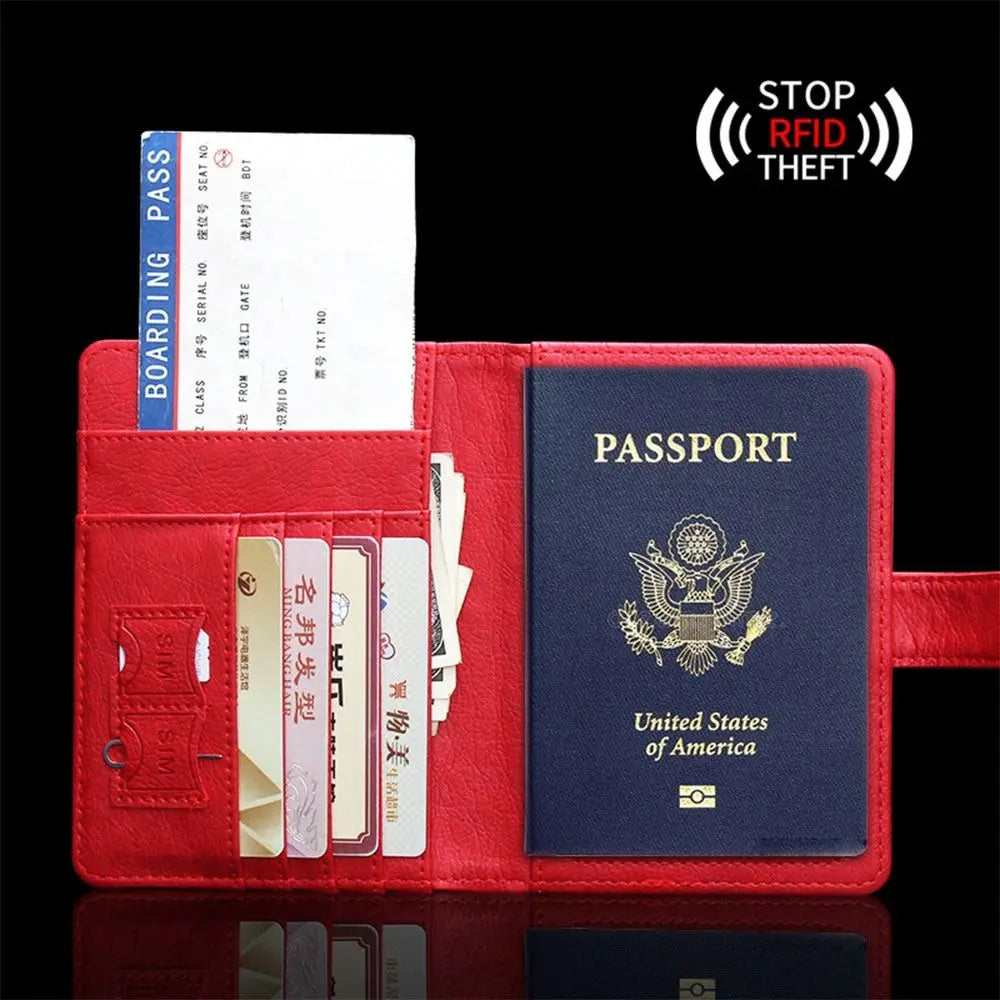 Teresa | RFID Leather Passport Holder Travel Wallet 4