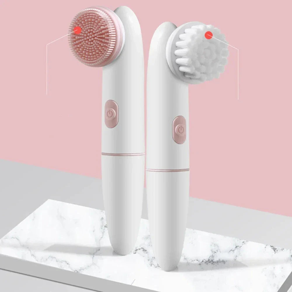 PureSkin - 2-in-1 Silicone Face Care Tool-3