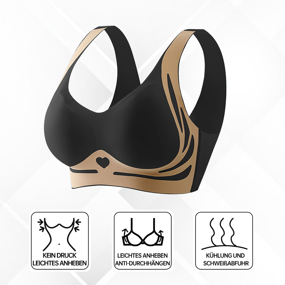 Seamless comfort lifting bra – ergonomic support without underwire 0