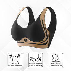 Seamless comfort lifting bra – ergonomic support without underwire 0