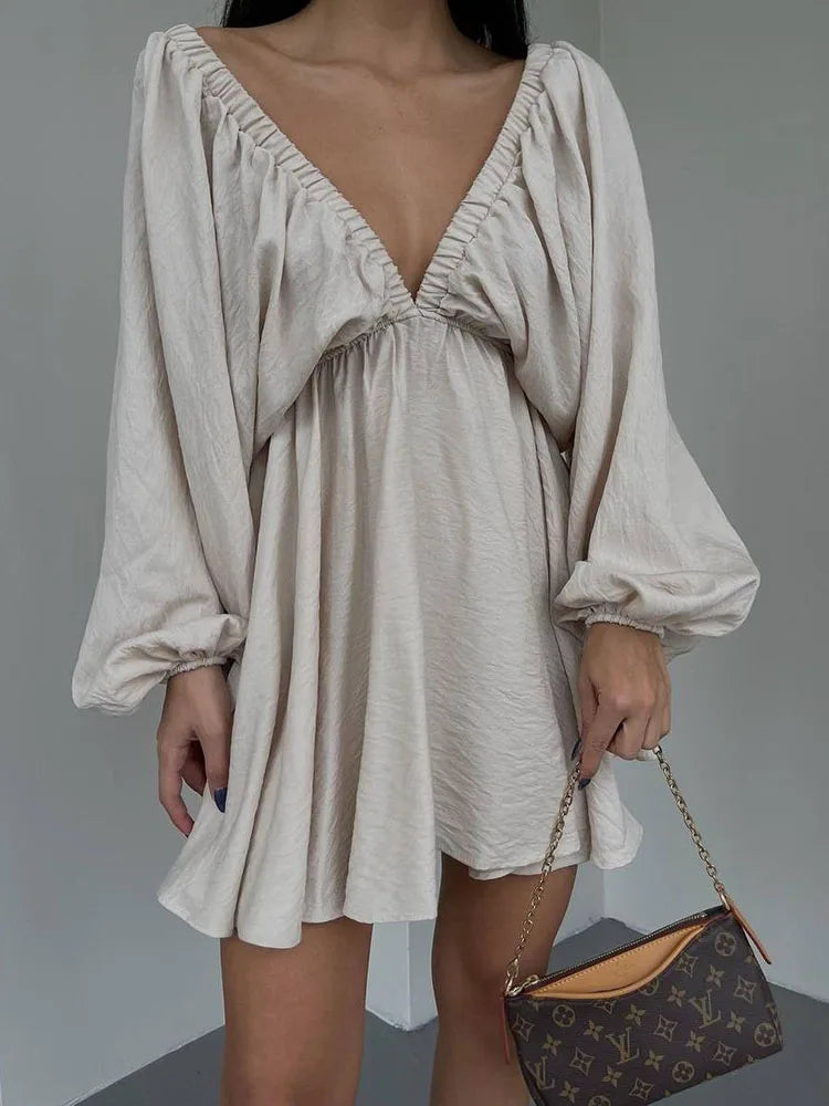 SADIE | Summer Long Sleeve Dress-5