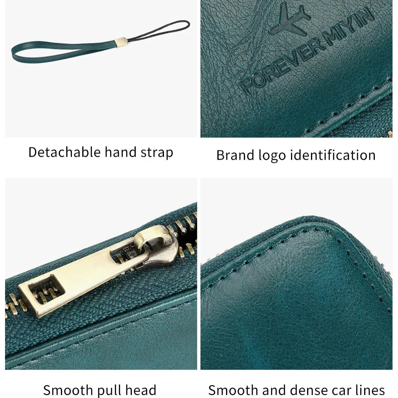 Samira | RFID-blocking Passport Holder Travel Wallet with Wrist Strap 4