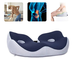 SitSmart Adjustable Memory Foam Sit Bone Relief | Seat Cushion for Tailbone Pressure Pain - Posture Support in Office Chairs 1