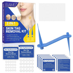 Skin Tag Removal Kit - 2-in-1 Silicone Band Ligation System for Safe Home Use-2
