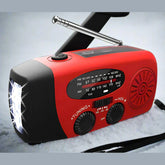 SolarWave | Solar-Powered Emergency Hand Crank Radio for Outdoor Use 0