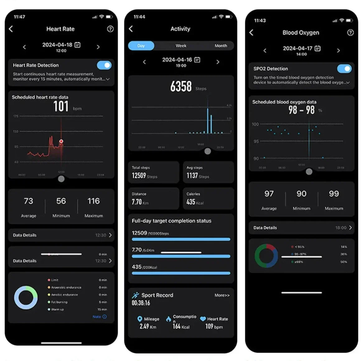 Sportsync water-density Smart Ring with multi-sport mode 2