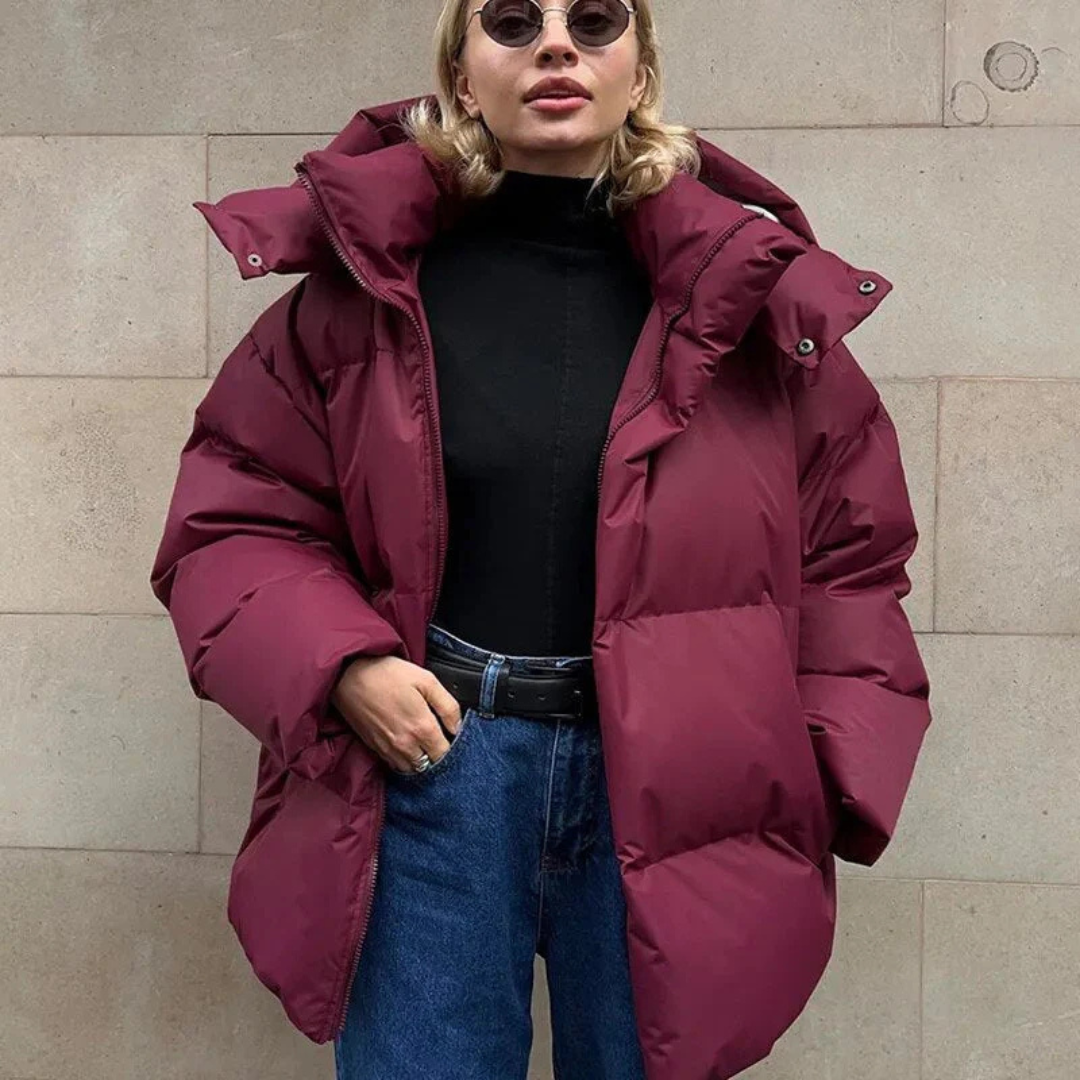Stellianet | Women's buffer hooded jacket | Oversized 2