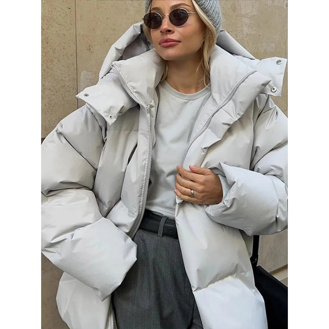 Stellianet | Women's buffer hooded jacket | Oversized 3