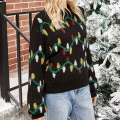 Stiama | Warm Christmas Sweaters for Women | Black 1