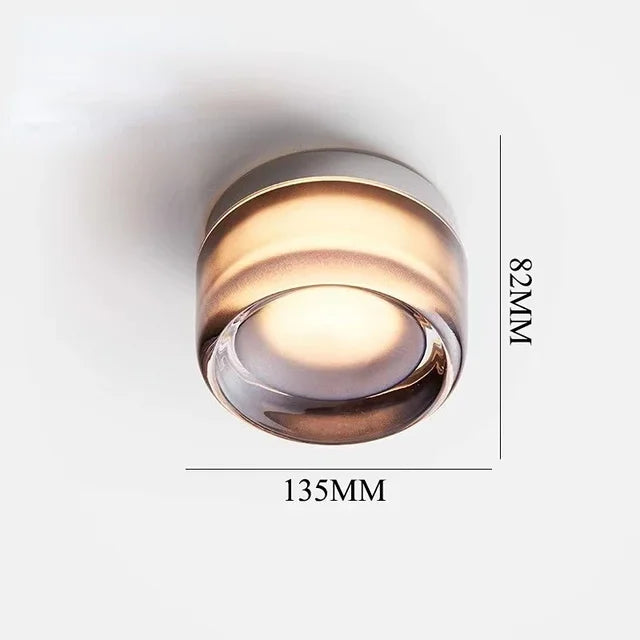 Stylish round wall light with LED - Black, 15W Modern design for living room and bedroom 8