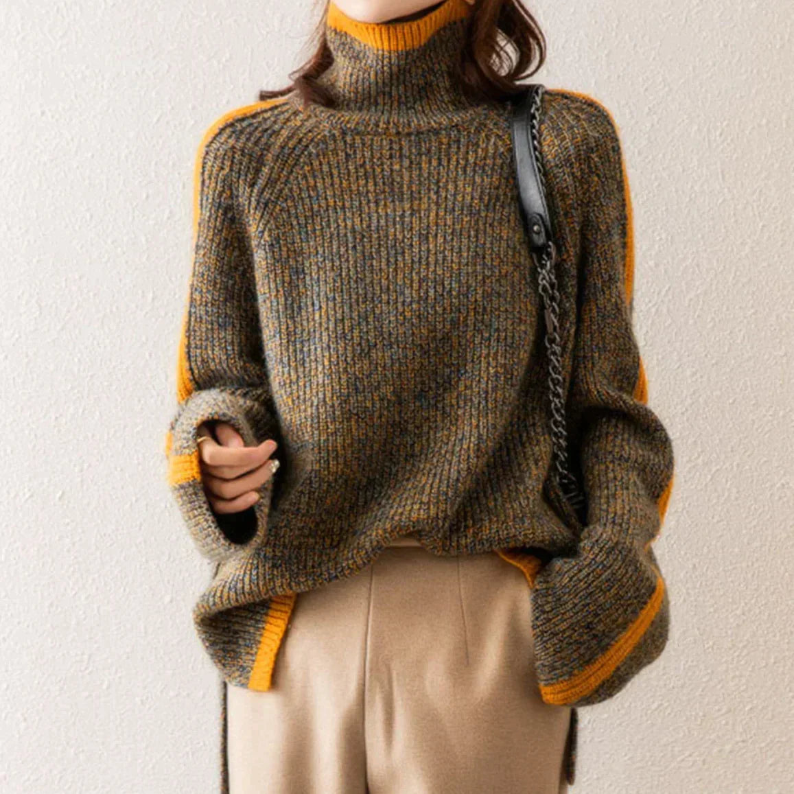 Stylish turtleneck sweater for women | Comfortable 1