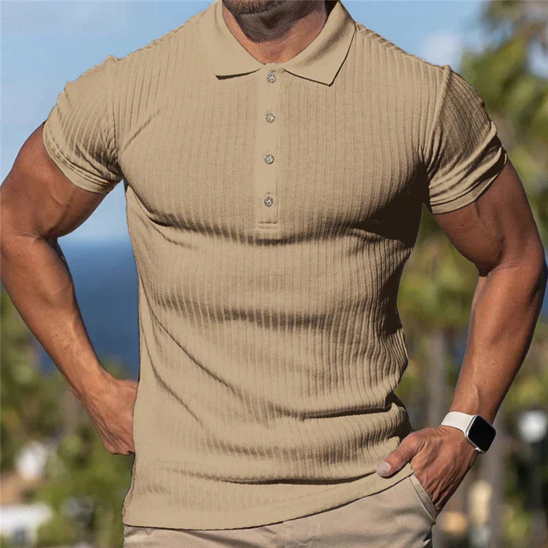 MANUEL | Slim Fit Breathable Polo Shirt-4