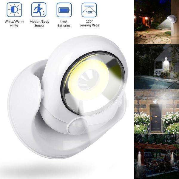 Ultra-Bright Motion Sensor LED Outdoor light waterproof 450 Lumen LED lamp for safety and visibility 2