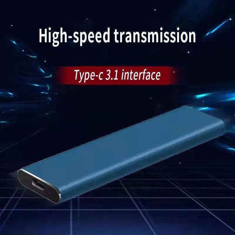 Ultra Thin 4 TB External hard drive-compatible USB-C memory solution for fast file transmission and durability 4