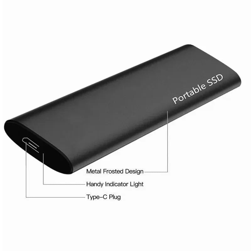 Ultra Thin 4 TB External hard drive-compatible USB-C memory solution for fast file transmission and durability 5