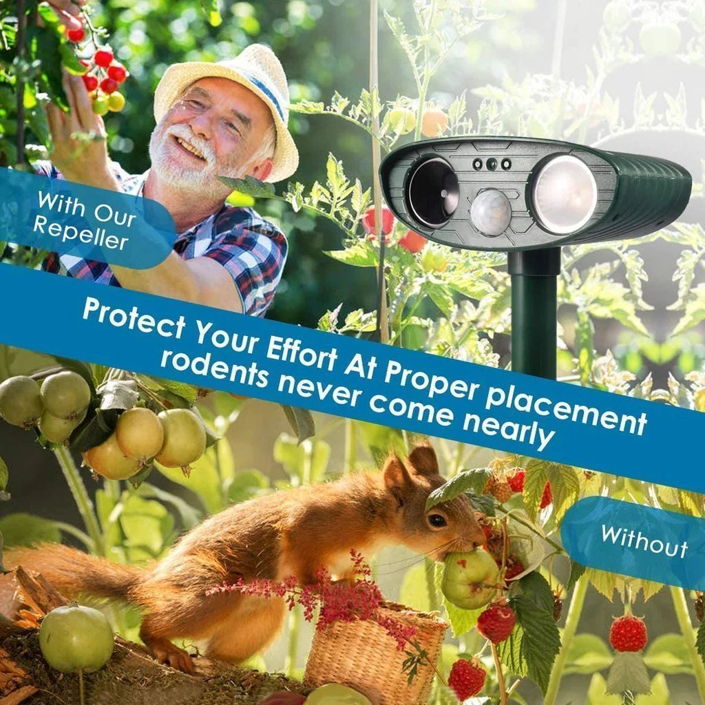 Ultrasonic Chipmunk Repeller - Solar Powered - Get Rid of Chipmunks in 48 Hours 4