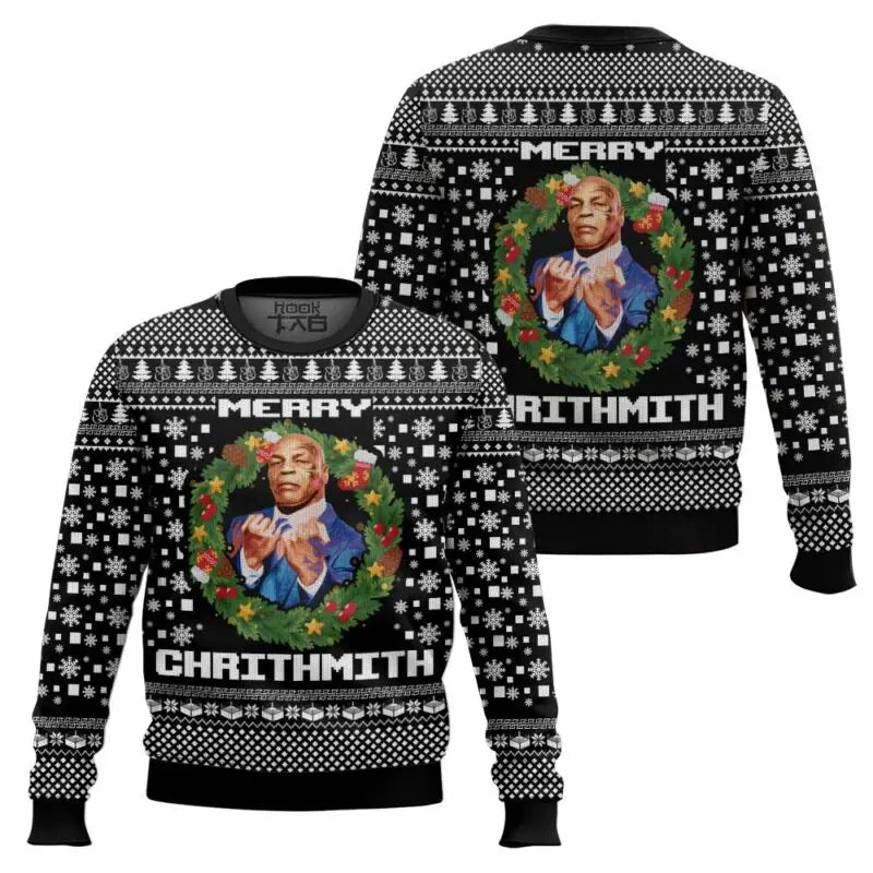 Unisex Christmas sweater with a fun print | Warm 0
