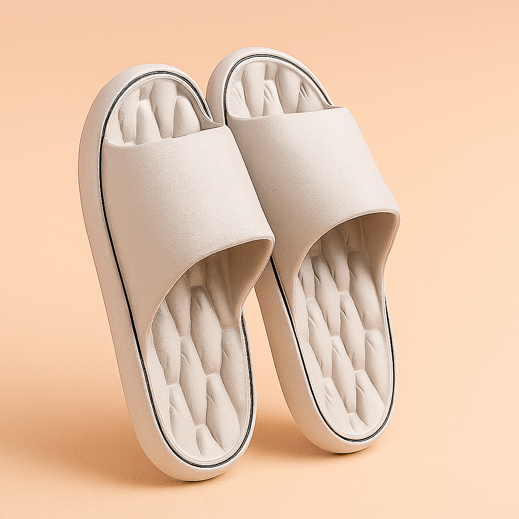 Unisex Open-Toe Flip-Flops | Soft Cushioned House Slippers 1