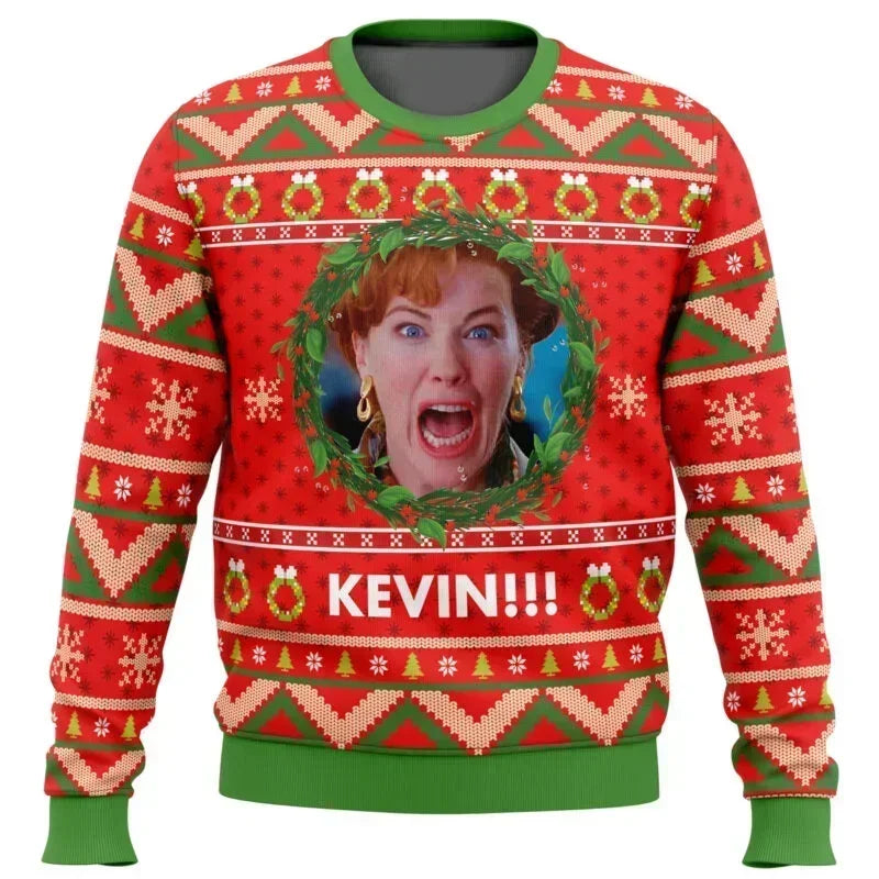 Unisex Printed Christmas Sweater | Warm 0
