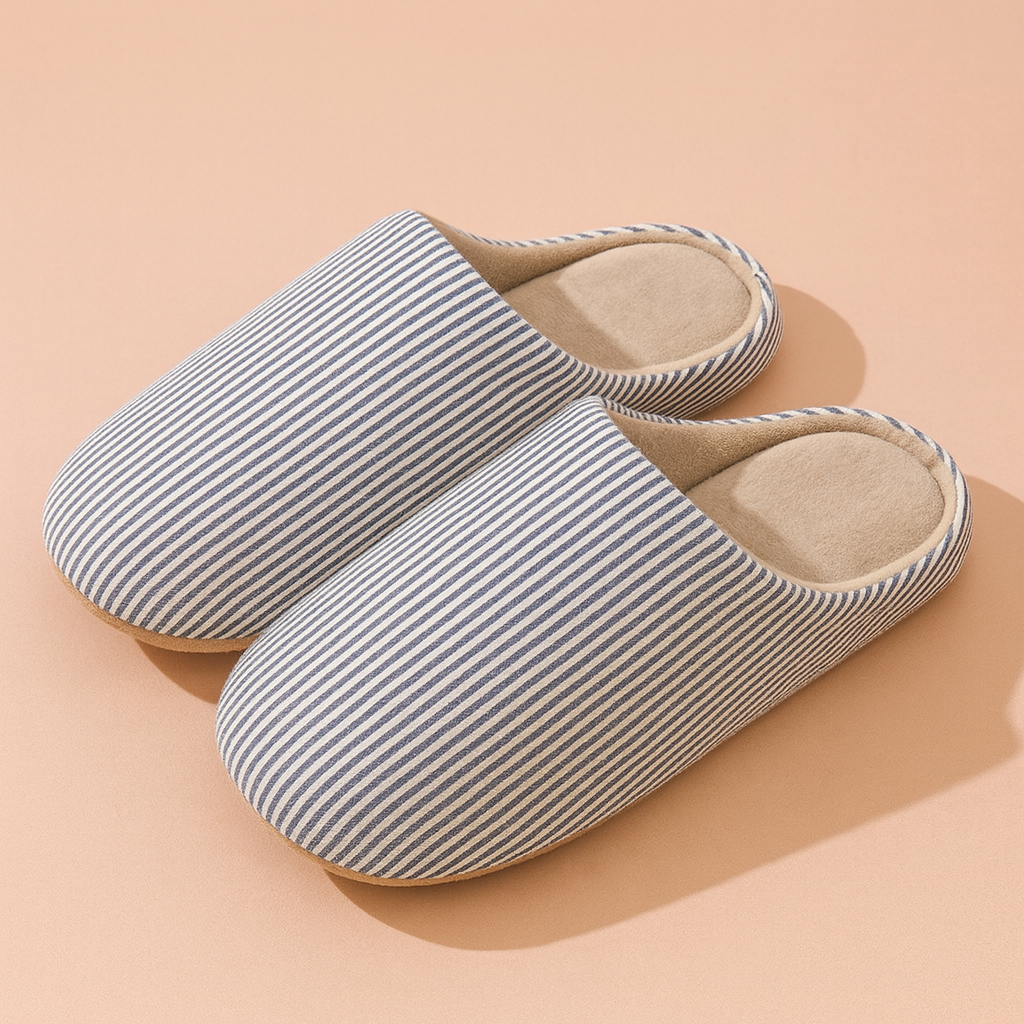 Unisex Striped Slippers for the Home | Comfortable Home Shoes 2