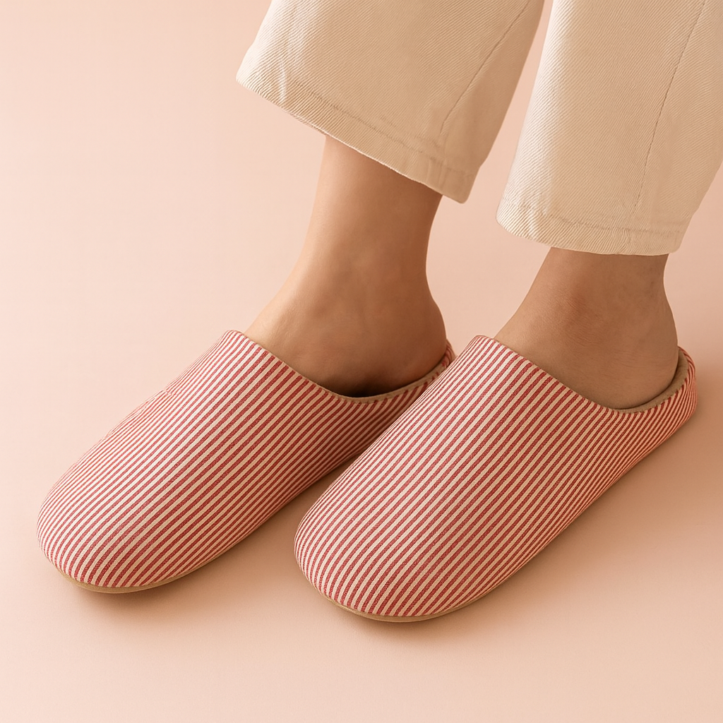 Unisex Striped Slippers for the Home | Comfortable Home Shoes 5