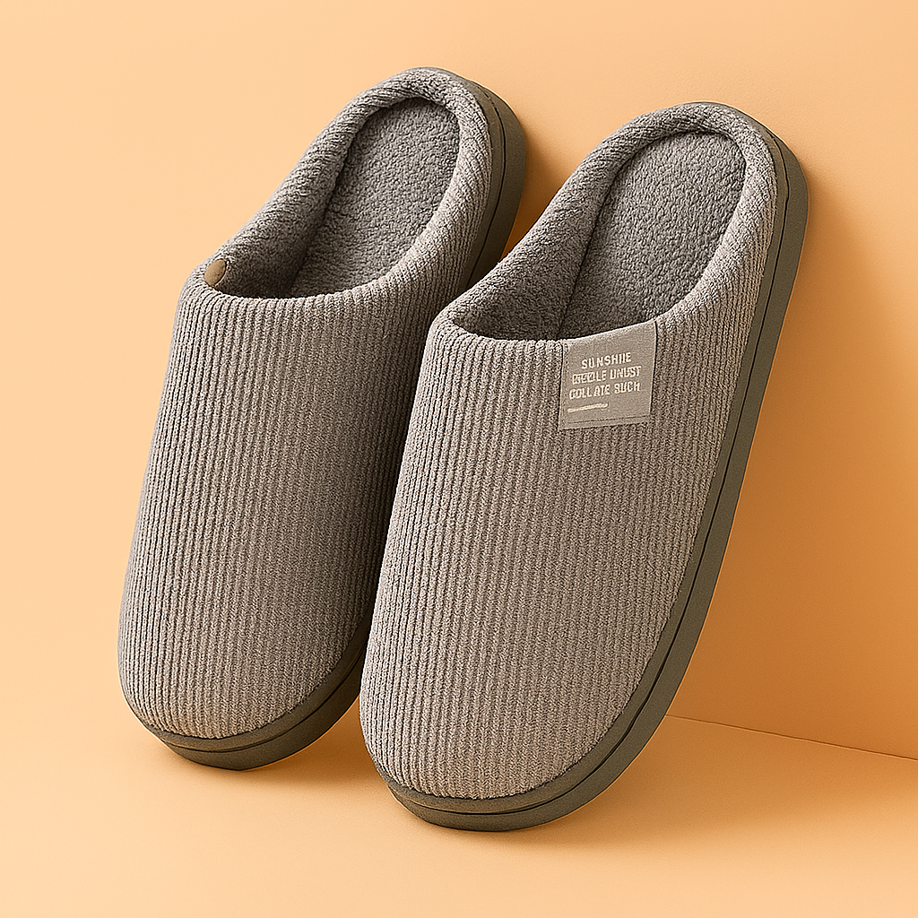 Unisex insulated anti-slip house slippers 1