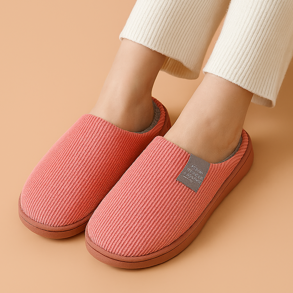 Unisex insulated anti-slip house slippers 8