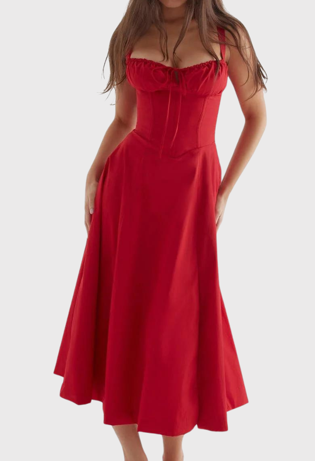 Bethany | Comfy and Stylish Midi Corset Dress-5
