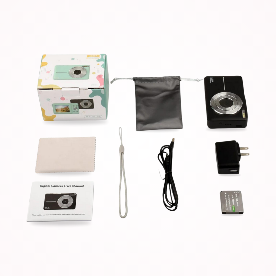 Vintage digital camera with 1080p video recording -light and portable retro photography camera 2