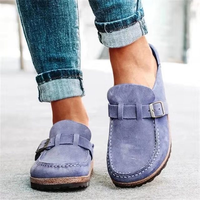 LYNN | Retro Slip on Shoes-4