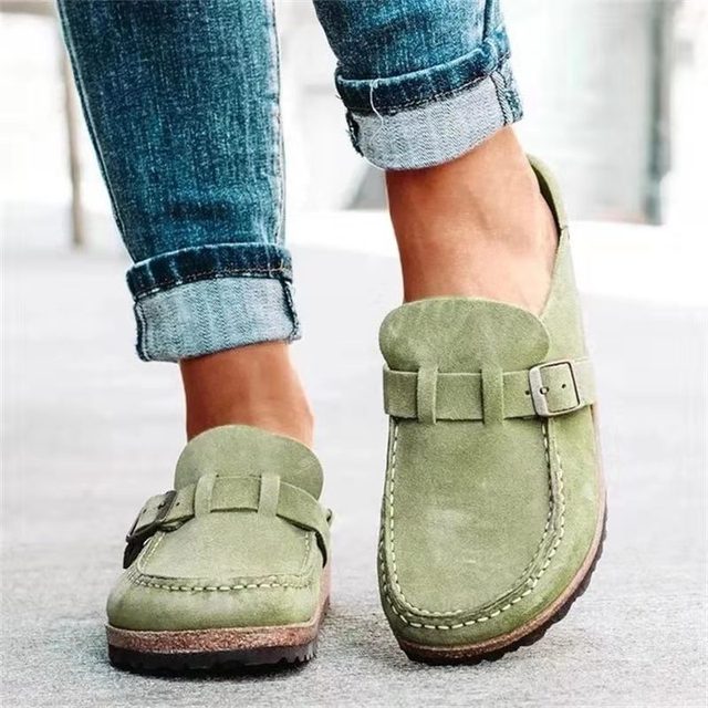 LYNN | Retro Slip on Shoes-5