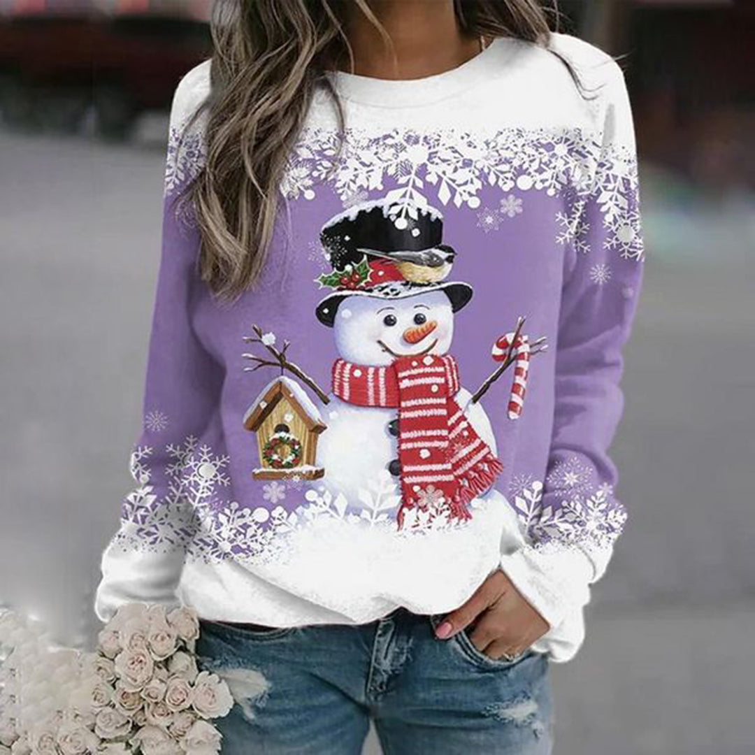 Warm-hearted round neck sweater for women | Winter 4
