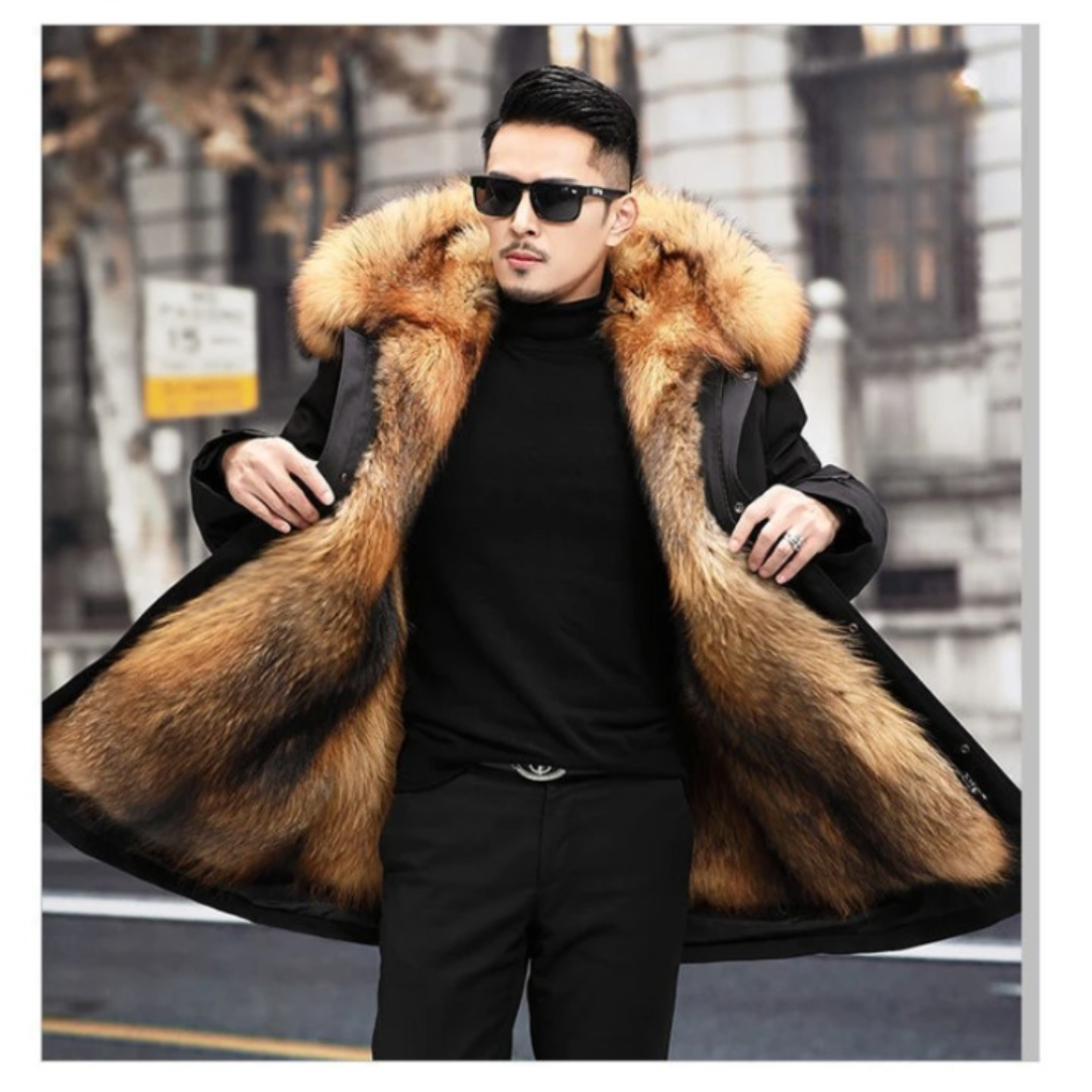 Warm Hooded Parka for Men | Winter 2