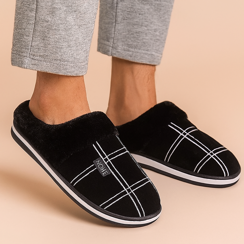 Warm Men's Slip-On Slippers | Soft and Comfortable House Slippers 1