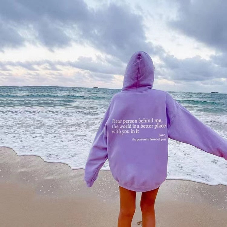 Warm unisex hoodie with print | Long sleeve 4