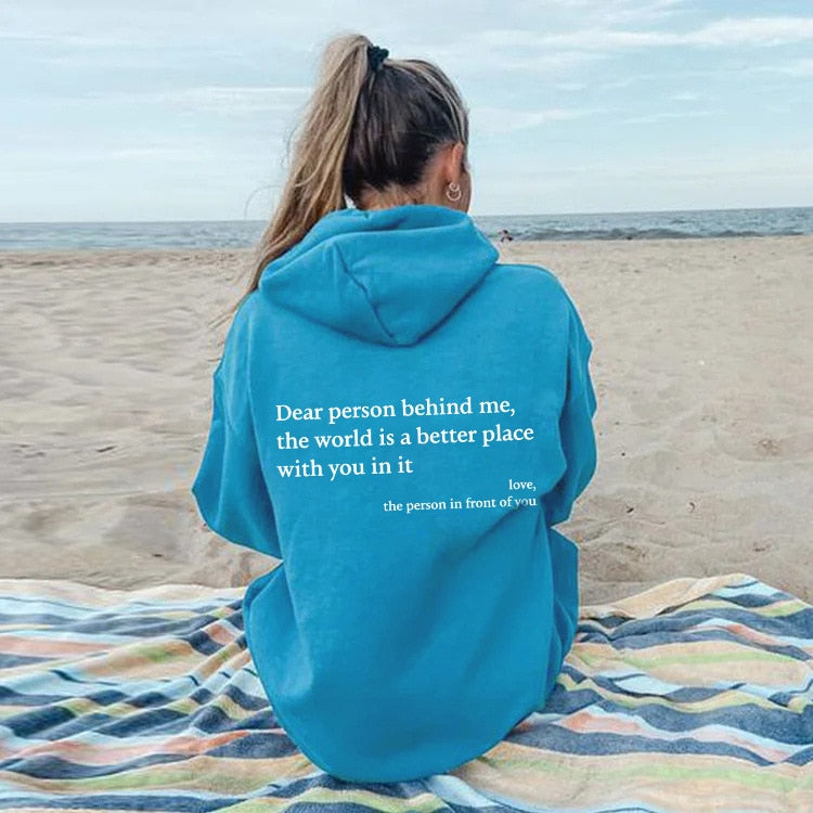 Warm unisex hoodie with print | Long sleeve 8