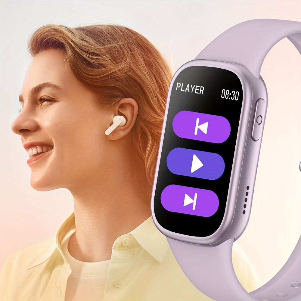 Waterproof smart watch with 7-day battery life and fast charging for fitness tracking 1