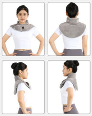 Fascia riscaldata per terapia al collo e alle spalle