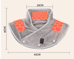 Fascia riscaldata per terapia al collo e alle spalle