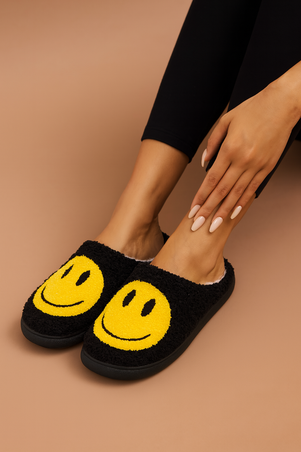 Winter House Slippers | Comfortable Non-Slip Slippers with a Smile 1
