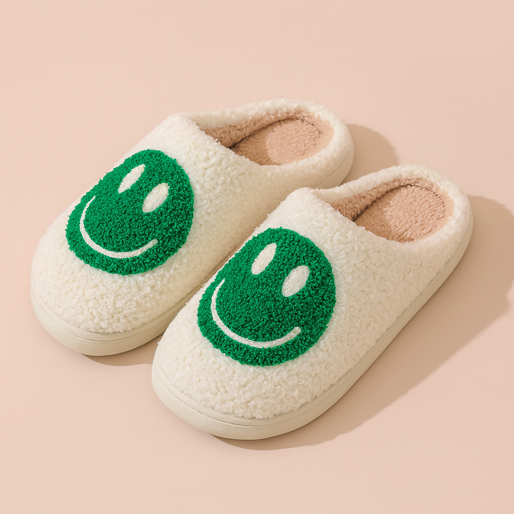Winter House Slippers | Comfortable Non-Slip Slippers with a Smile 2